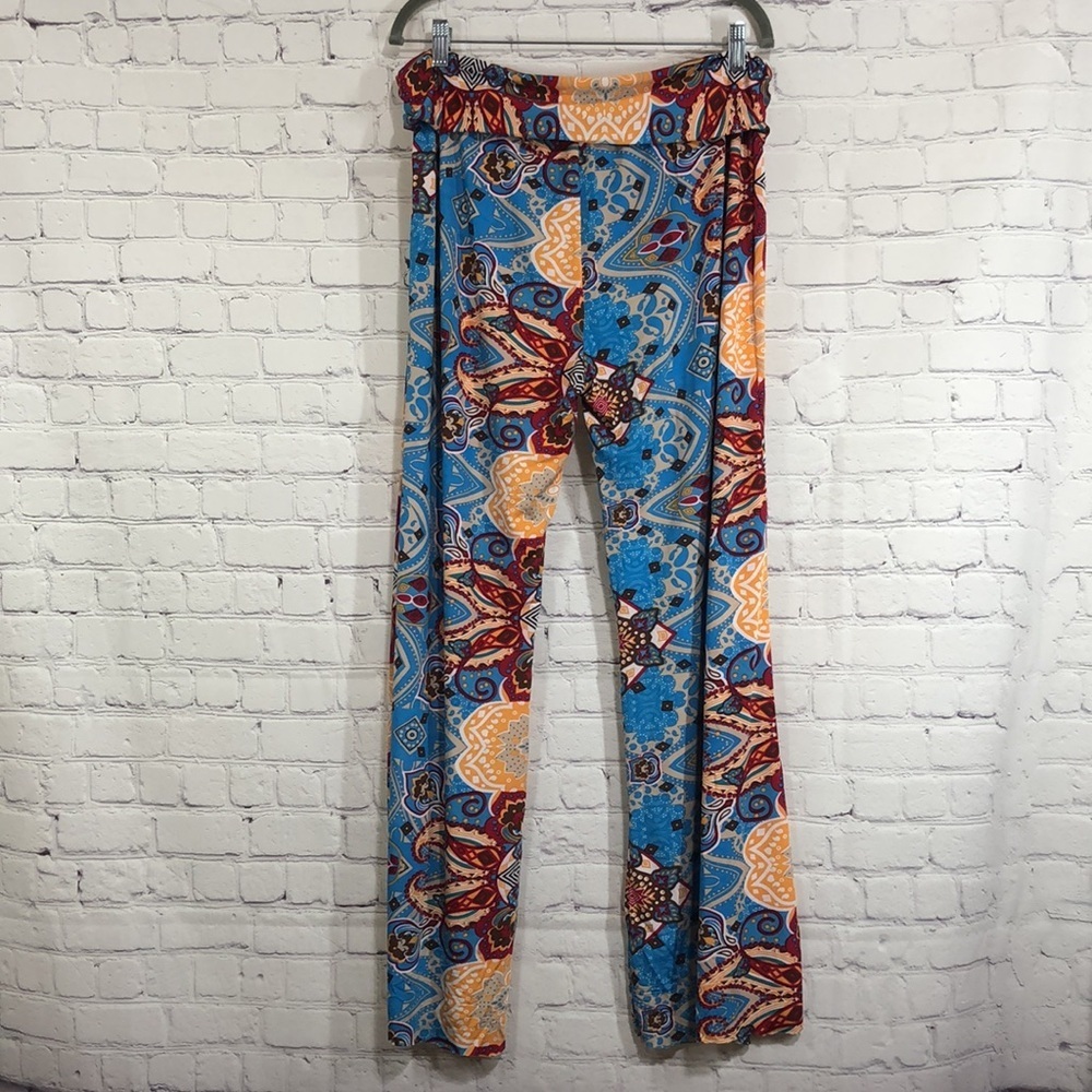 California woman pant colorful beach